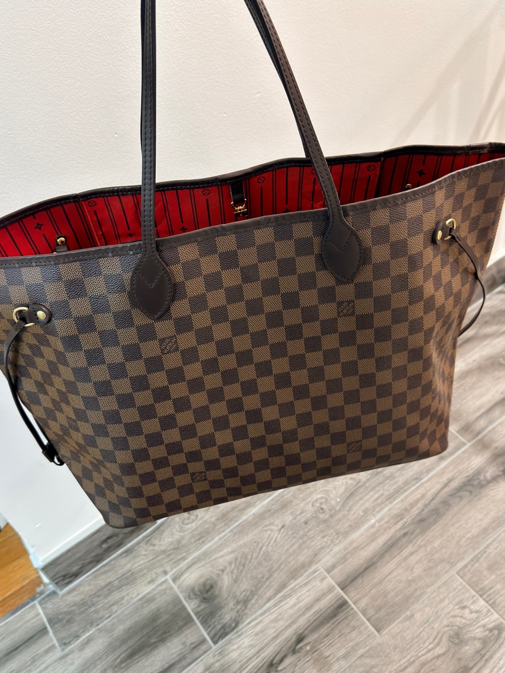 Authentic Neverfull GM in Damier Ebene - Picture 3 of 4